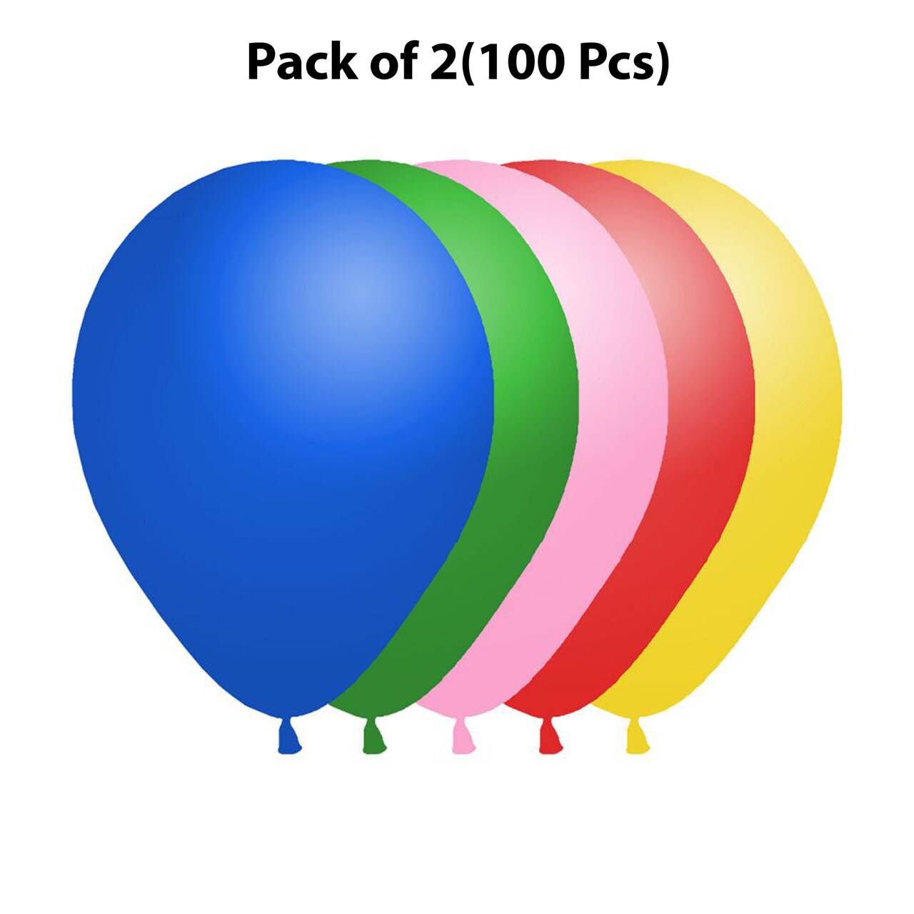 Premium Balloons 9-Inch (Multi Pack) Solid Color Balloons and Helium Magic | RAHEEV®